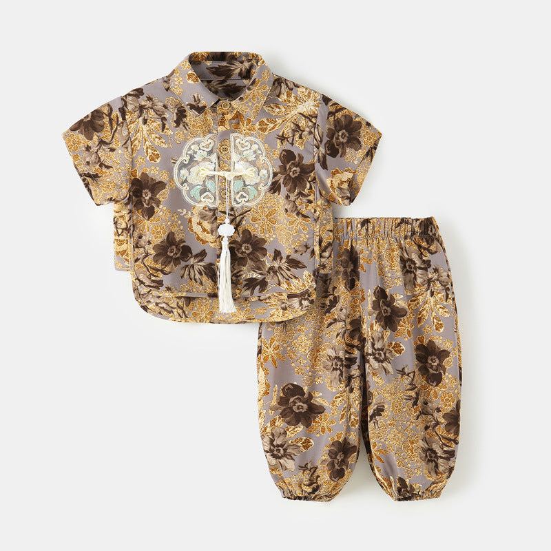 Short sleeved set for children